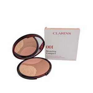 CLARINS Paris Bronzing Compact 001 SUNSET GLOW Limited Edition New with Box